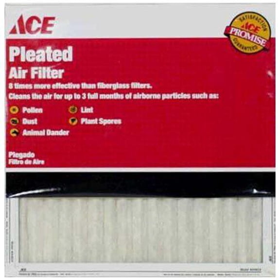 Ace 14 in. W x 20 in. L x 1 in. D Cotton Air Filter