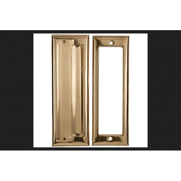 Ace Mail Slot 7 in. x 1.5 in. Solid Brass