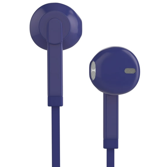 Ace Adjustable In Ear Earphones with Built In Microphone, Purple
