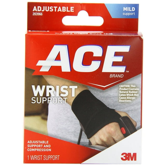 Ace Adjustable Wrist Helps Support Weak & Injured Wrists WrapAround