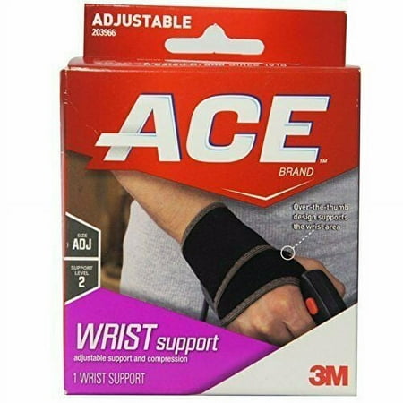 Ace Adjustable Wrist Helps Support Weak & Injured Wrists Wrap-Around, Mild