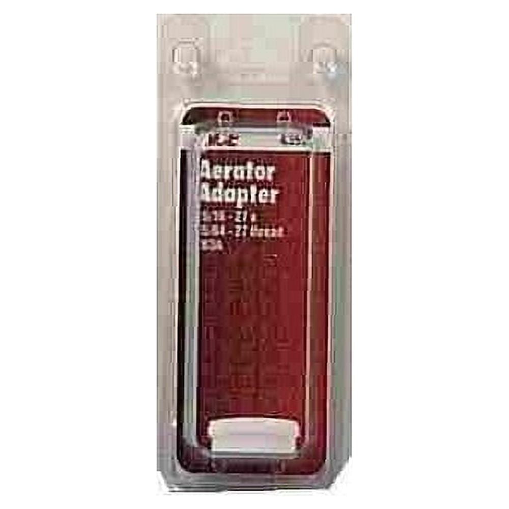 White 15/16" x 55/64" Thread Aerator Adapter