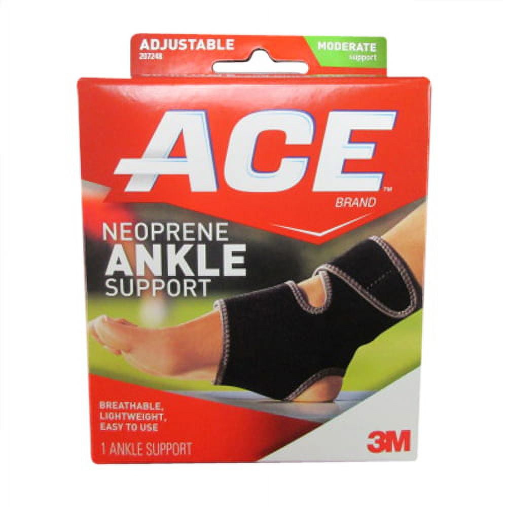Ace Ankle Neoprene Brace, Universal, 7248 1 Ea, 6 Pack
