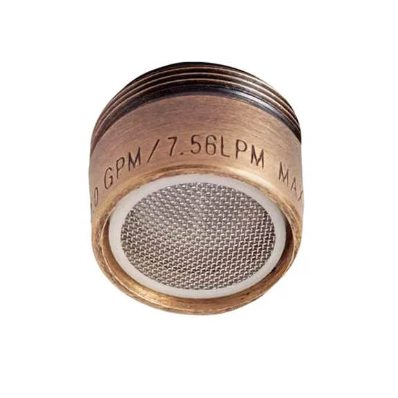 Ace Antique Brass Male Faucet Aerator 15/16" X 27 Thread, 4036539