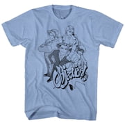 Ace Attorney First Cast Light Blue Heather Adult T-Shirt