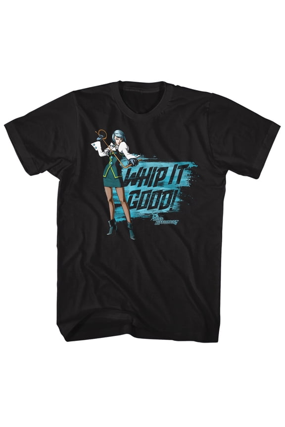 Ace Attorney Gaming Whip It Adult Short Sleeve T Shirt