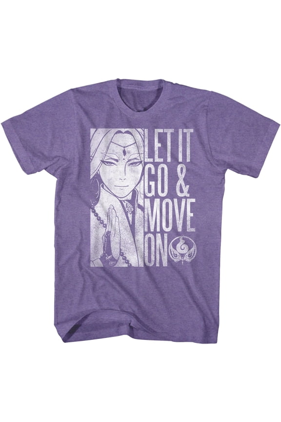 Ace Attorney Like Elsa Retro Purple Heather Adult T-Shirt
