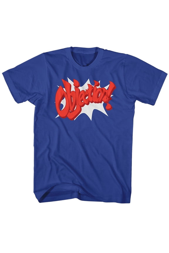Ace Attorney Objection Royal Adult T-Shirt