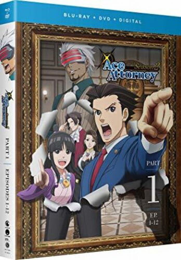 Ace Attorney Season Two Part One Blu ray DVD