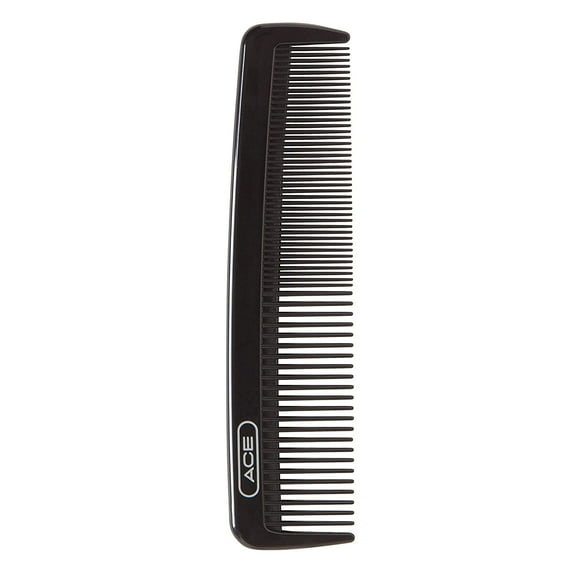 ACE 7.5" Dressing Comb Black