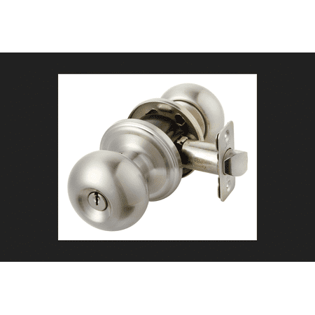 Ace Colonial Entry Lockset Satin Nickel Steel 3 Grade