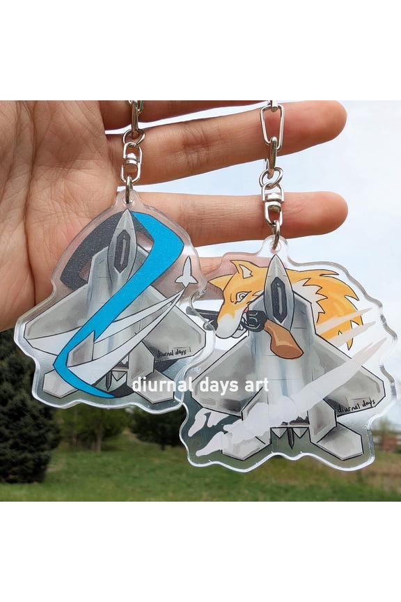 Ace Combat Mobius and Trigger Acrylic Keychains (1 keychain)