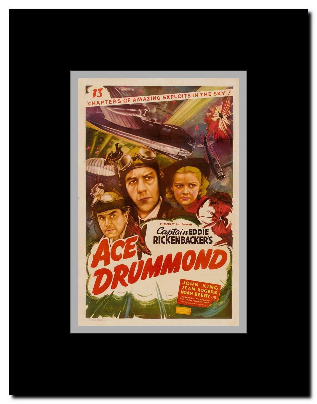 Ace Drummond Framed Movie Poster