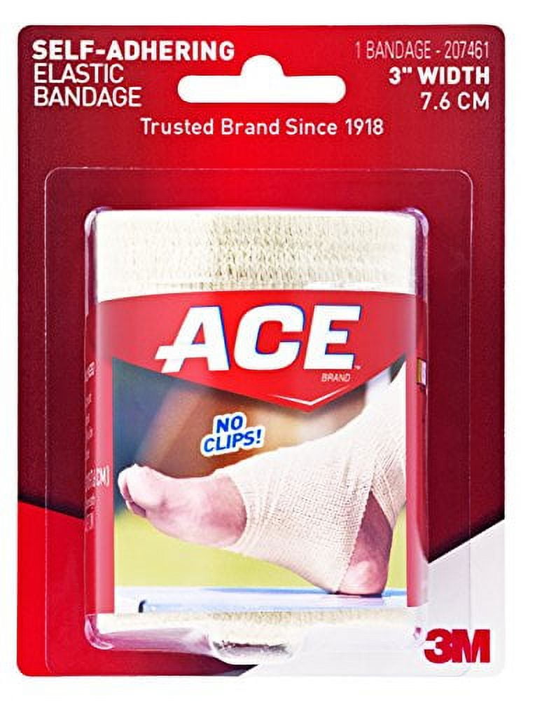 Ace Elastic Athletic Bandage, 3 inch, 1 ct (Pack of 3)