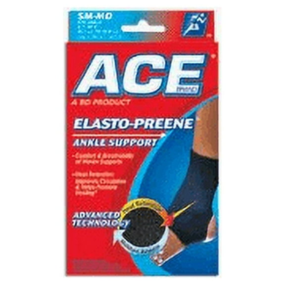 Ace Elasto-Preene Ankle Support, Targeted Heat Retention To Help Improve Circulation, Mild Support, 1 Ct