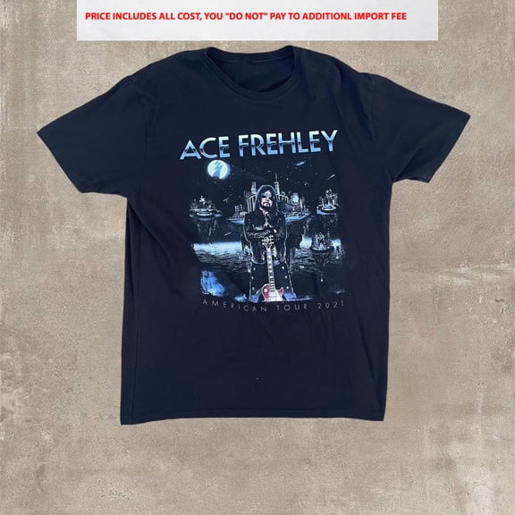 Ace Frehley 2021 American Cotton Black S-5XL T-Shirt BB443