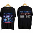 Ace Frehley 2024 Dates Black Cotton TShirt Double Sided