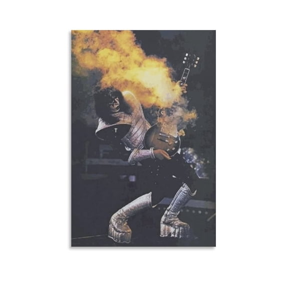 Ace Frehley Canvas Poster Canvas Wall Art Prints Poster Gifts Photo Picture Painting Posters Room Decor Home Decorative 16x24inch(40x60cm)