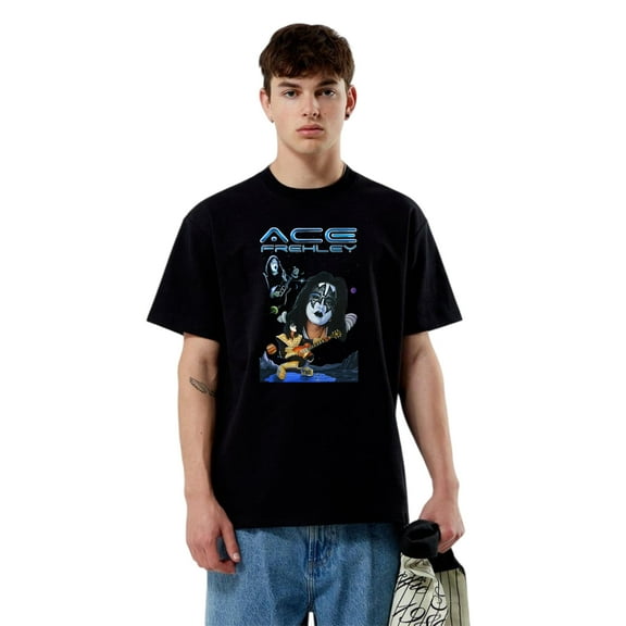 Ace Frehley KISS Spaceman Guitarist Rock Legend T-Shirt, for men & women, up to size 5XL