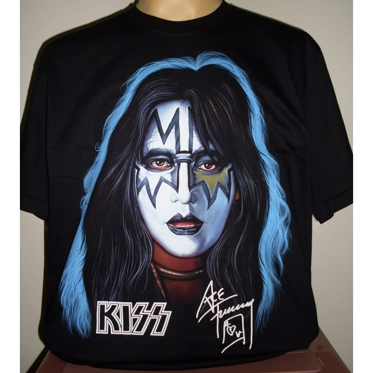 品質が Kiss Frehley Ace 1978 Trending Hot T-Shirt Retro Album Solo トップス