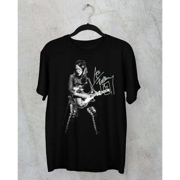 Ace Frehley Signed Men T-shirt Black Short Sleeve All Sizes