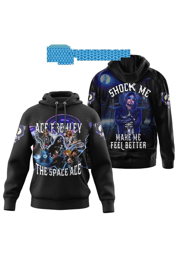 Ace Frehley The Space Ace Shock Me Make Me Feel Better Hoodie Shirt