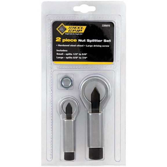 Ace Hardware Steel Grip 1/2 in. Steel Nut Splitter Set 4-1/2 in. 2 pc.