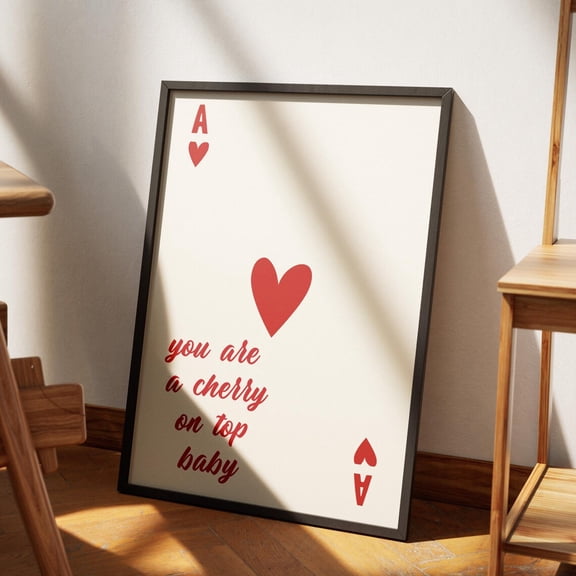 Ace Hearts Cherry Love Wall Decor