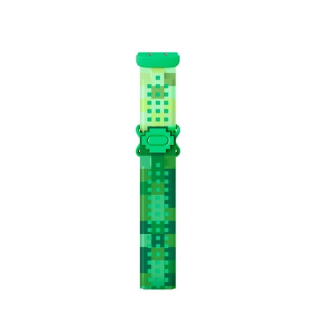 Google - Fitbit - Ace LTE - Minecraft: Do U Mine? Band - Green