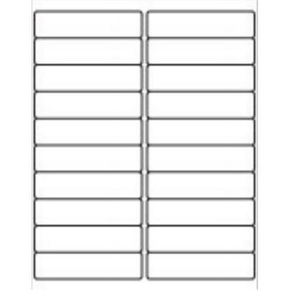 Ace Label 37500L 20-Up Sheet - Label: 1 x 4 Address Labels