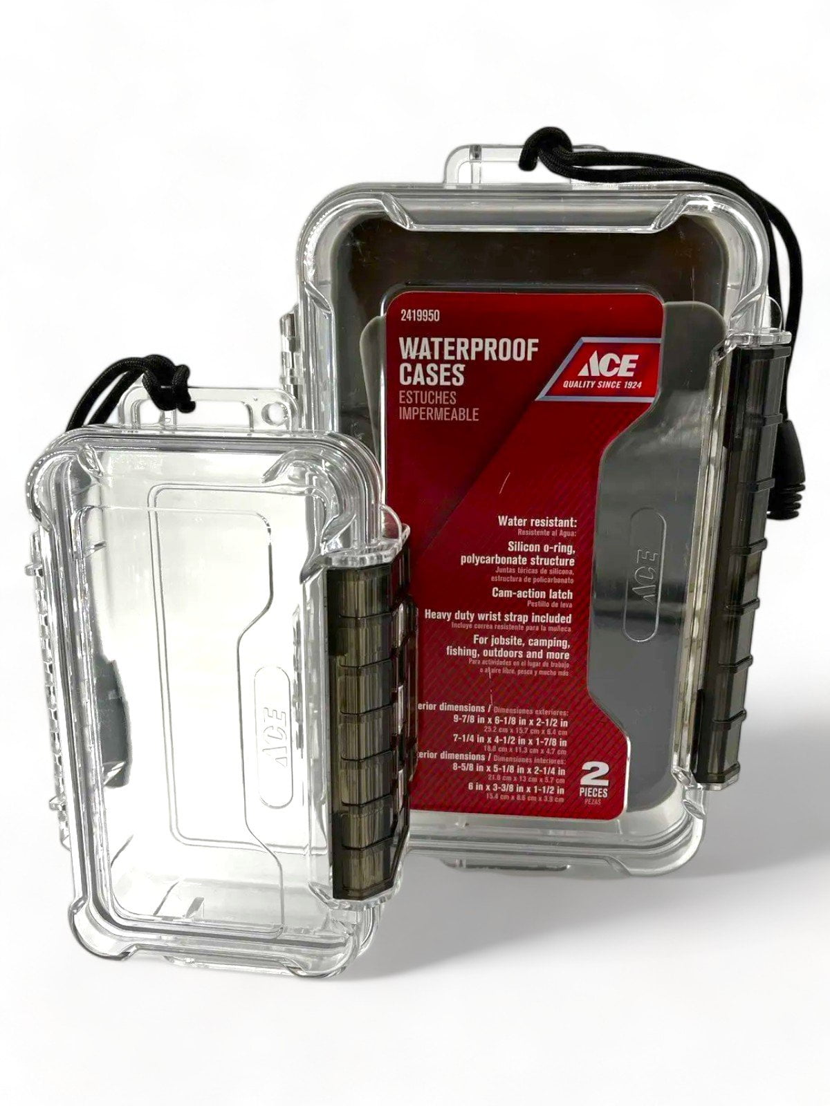 Ace Lockable Waterproof Case 4-1/2 in. W Clear - Walmart.com