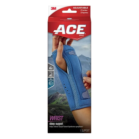 Ace Night Wrist Sleep Support, Adjustable - 1 Ea