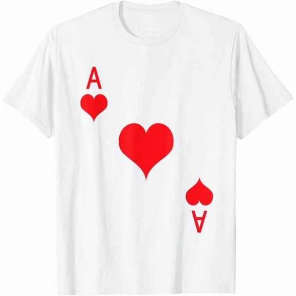 Ace Of Hearts T-Shirt Playing Card Tee, Gift Unisex T-Shirt