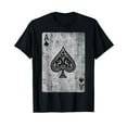 thumbnail image 1 of Ace Of Spades Card Gambling Poker Vintage Graphic T-Shirt, 1 of 5