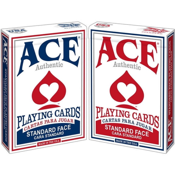 Ace Poker Playing Cards, Assorted Colors