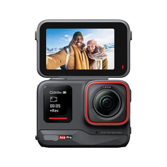 Ace Pro - Waterproof Action Camera Co-engineered with, Flagship 1/1.3" Sensor and AI Noise Reduction