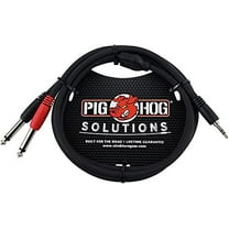 Ace Products Group PBS3410 10 ft. Stereo Breakout Cable, 3.5 mm to Dual 0.25 in.