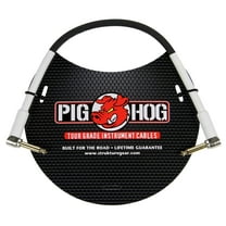 Pig Hog Instrument Cable 1/4" Right Angle - 1/4" Right  Angle 6 ft.
