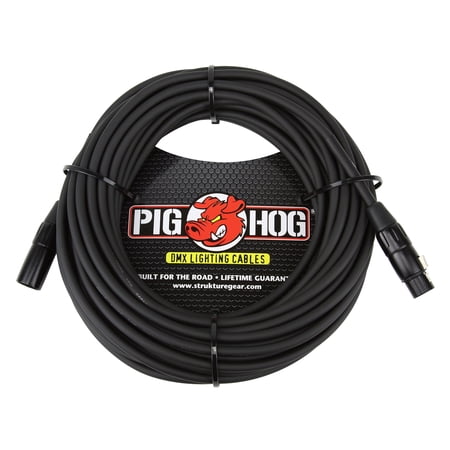 Pig Hog PHDMX50 Dmx 3 Pin Lighting Cable, 50ft