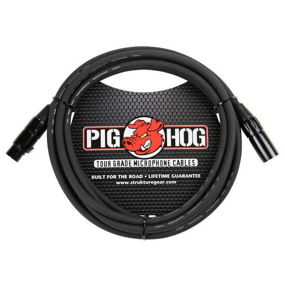 Pig Hog 8mm Microphone Cable, 10-foot XLR