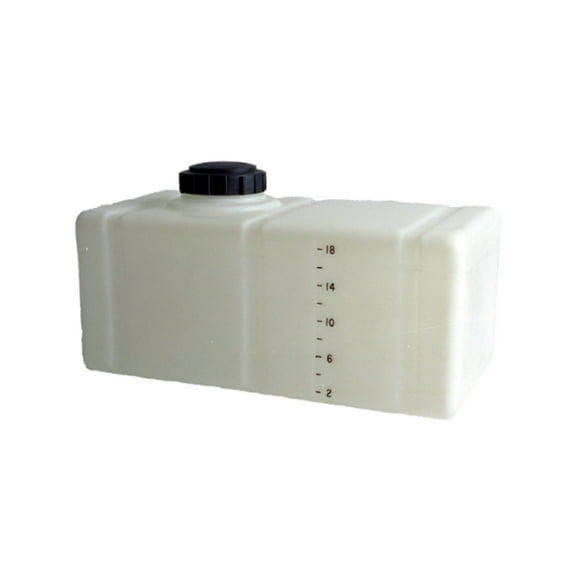 Ace Roto-Mold 20 Gallon Sumped Rectangular Applicator Tank 28x14x12 - SP0020-LC