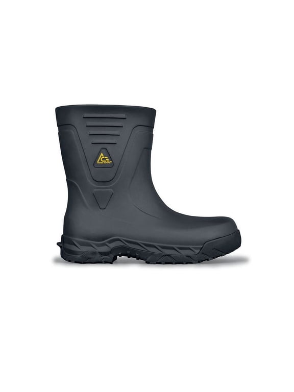 Ace Rubber Boot,Men's,12,Mid-Calf,Black,PR 885999105178