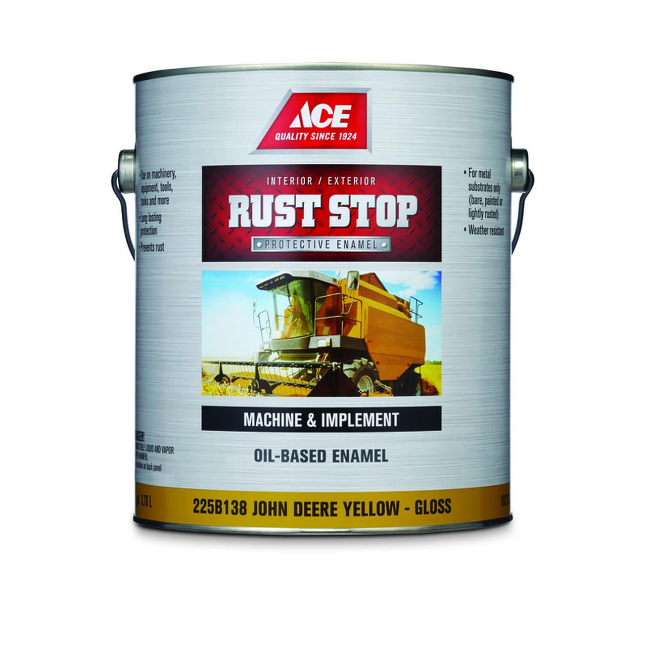 Ace Rust Stop Indoor/Outdoor Gloss John Deere Yellow OilBased Enamel