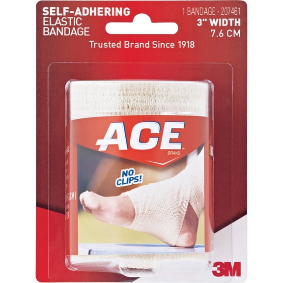 Ace Self-adhering Elastic Bandage - 3" - 1Each - Tan | Bundle of 2 Each