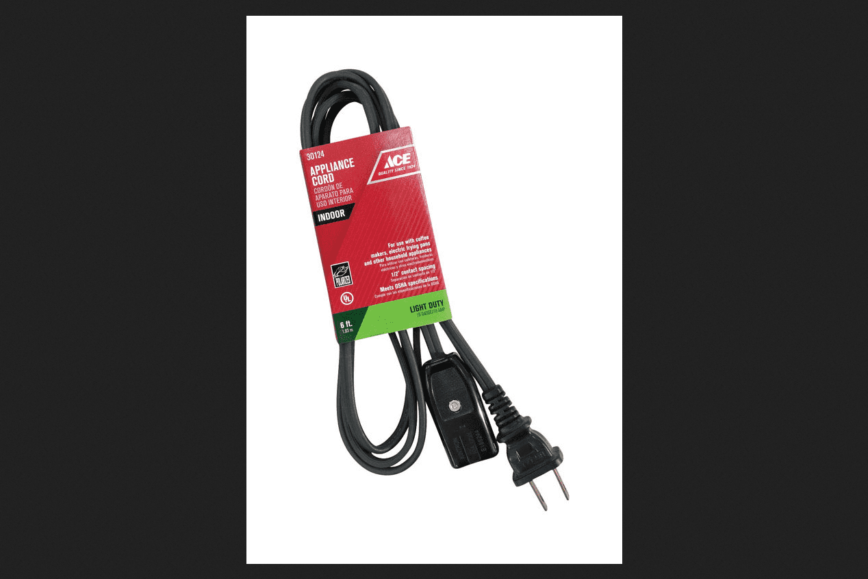 Ace Small Appliance Extension Cord APHPN18206XB