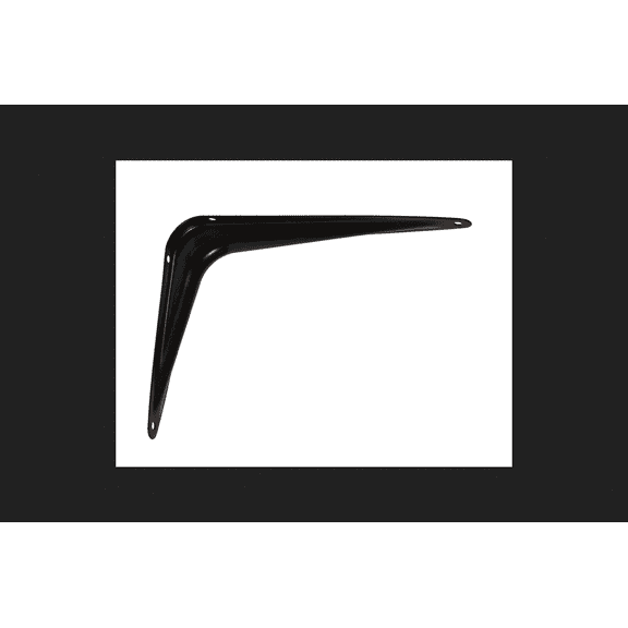 Ace Steel Black 18 Ga. Shelf Bracket 6 in. L x 1-5/8 in. W x 8 in. H