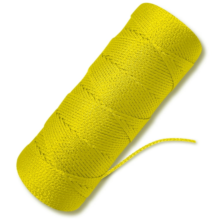 Ace Supply - Yellow Braided Nylon String Line - 500 ft Length - Size #18