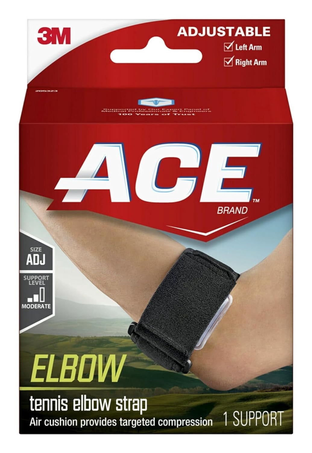 Ace Tennis Elbow Air Cushioned Brace, One Size, Model: 5323 - 1 Ea