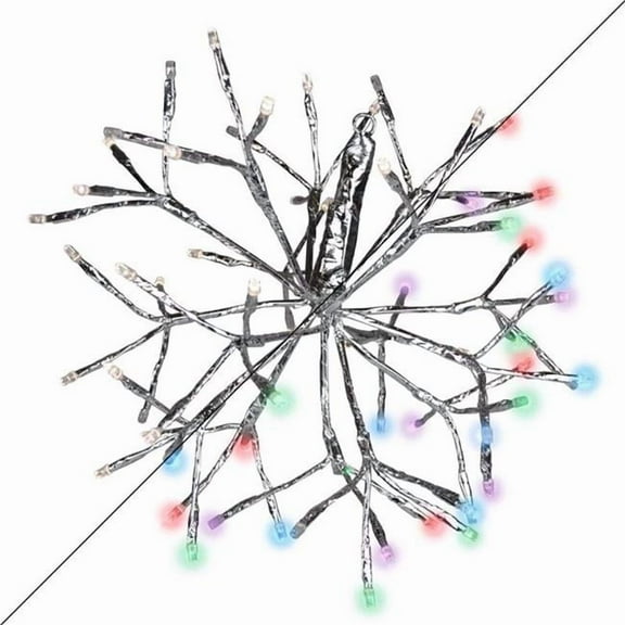 Ace Trading 9107893 20 in. Celebrations LED Multi Color Shimmering Sphere Hanging Decor