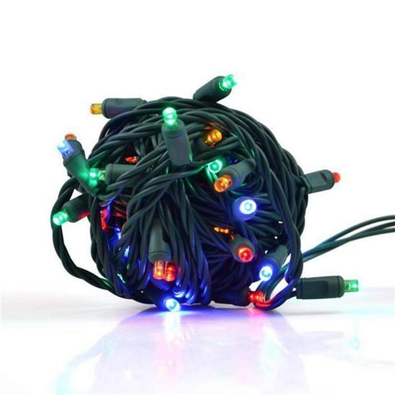 Ace Trading 9107870 25 ft. Celebrations LED Grand Mini Multi Color String Christmas Lights - 50 Count